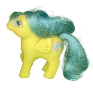 Vintage 1987 My Little Pony -Baby Bouncy Beach Ball Cutie Mark